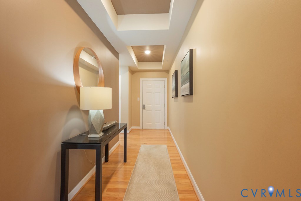 4820 Old Main Street, Unit 511 Henrico, VA 23231 - Photo 6 of 51 a view of hallway with wooden floor