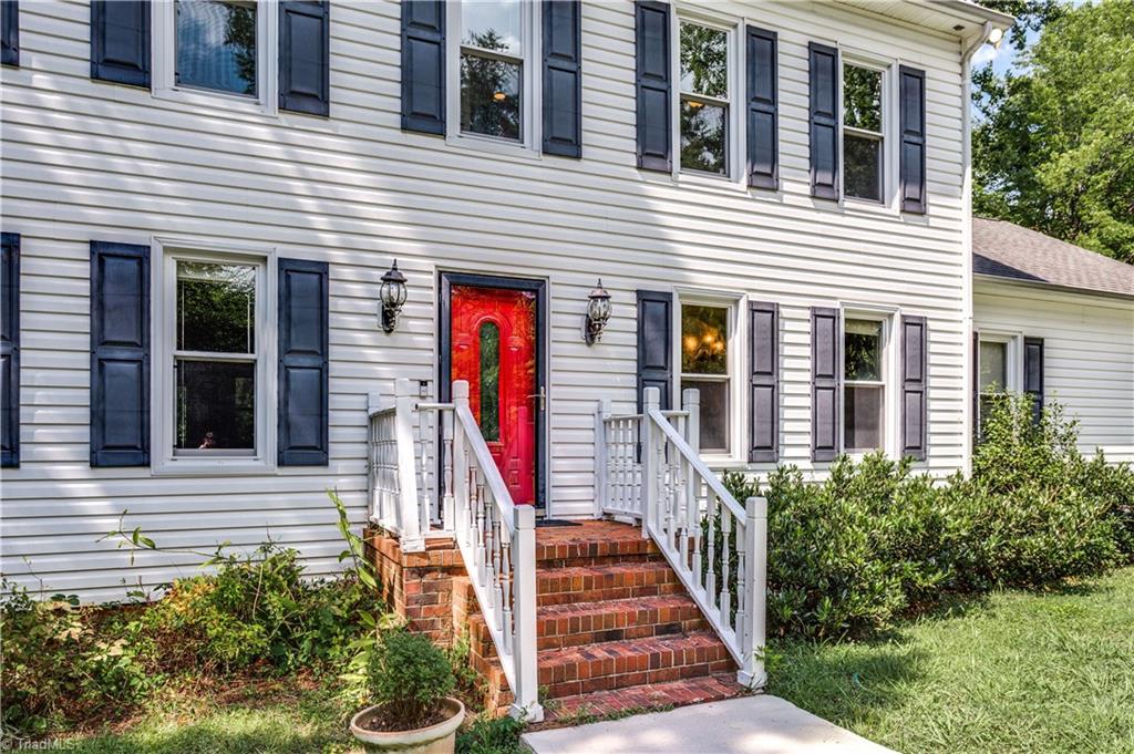 7004 Ridge Haven Road Greensboro, NC 27410 - Photo 2 of 29 This Beautiful Home is nestled on over an acre private lot!