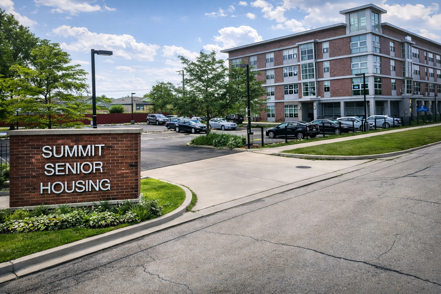7416 West 63rd Place Summit, IL 60501 - Photo 4 of 4 a front view of a building with garden