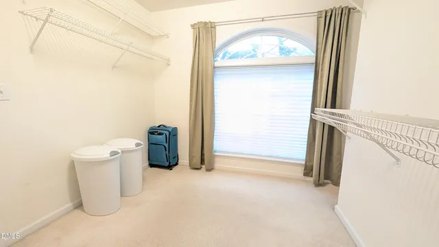 a view of a storage & utility room