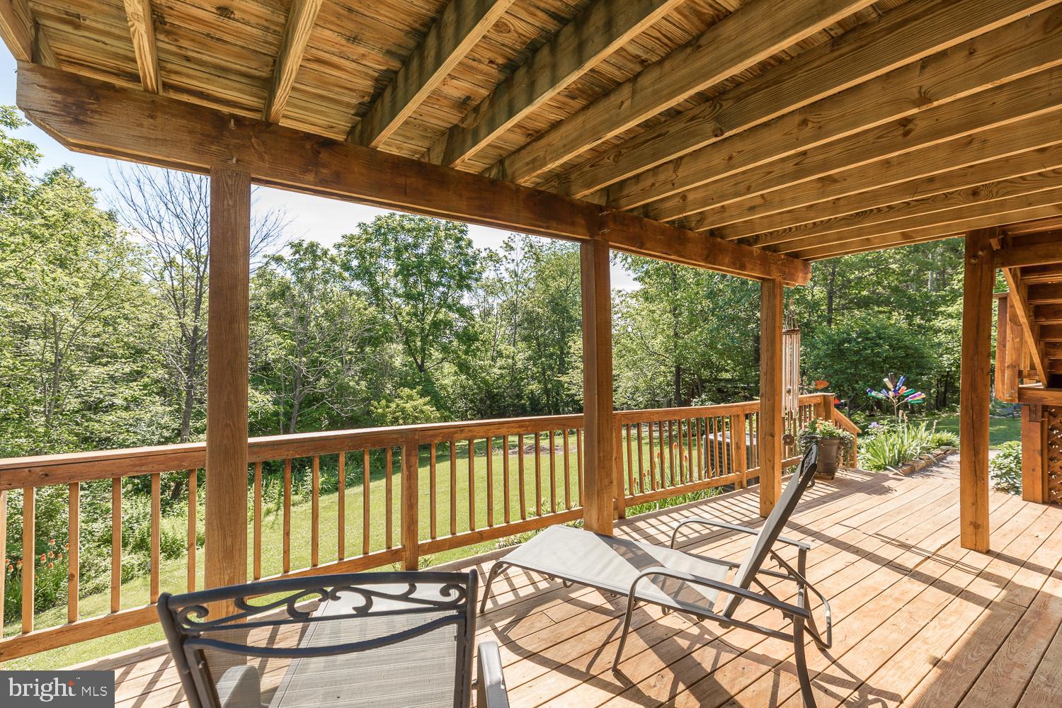 3 Bluff Road Strasburg, VA 22657 - Photo 12 of 85 Covered decking to view the mountain tops
