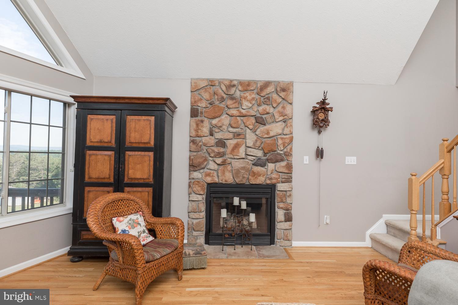 3 Bluff Road Strasburg, VA 22657 - Photo 68 of 85 Propane burning fireplace w/stone surround