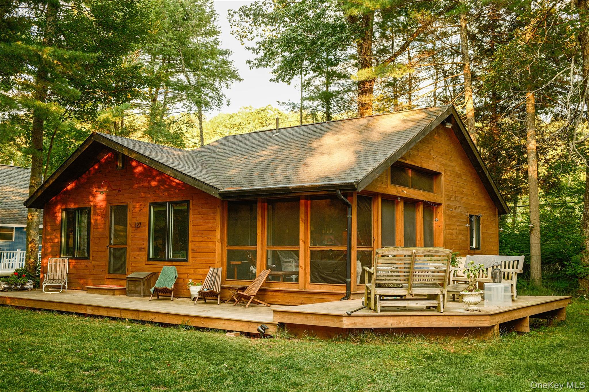 front view of house with a yard