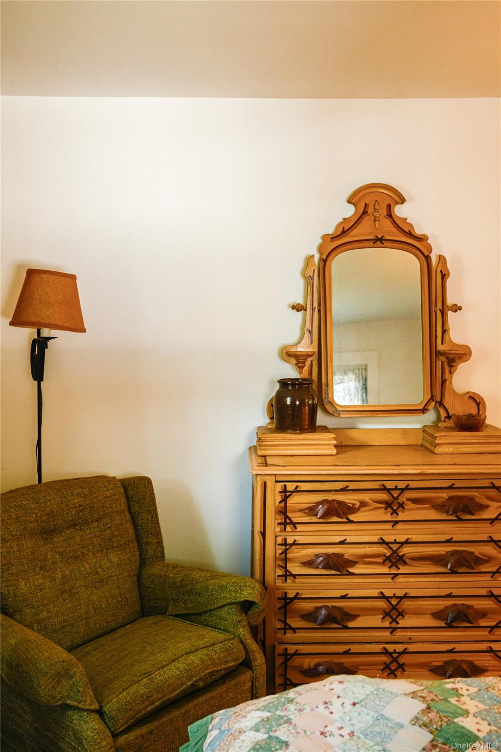 127 Queechy Shore Beach Road Canaan, NY 12029 - Photo 31 of 36 a living room with a couch and a stove