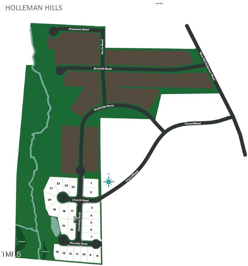 3267 Roundly Road New Hill, NC 27562 - Photo 33 of 35 HLH site map
