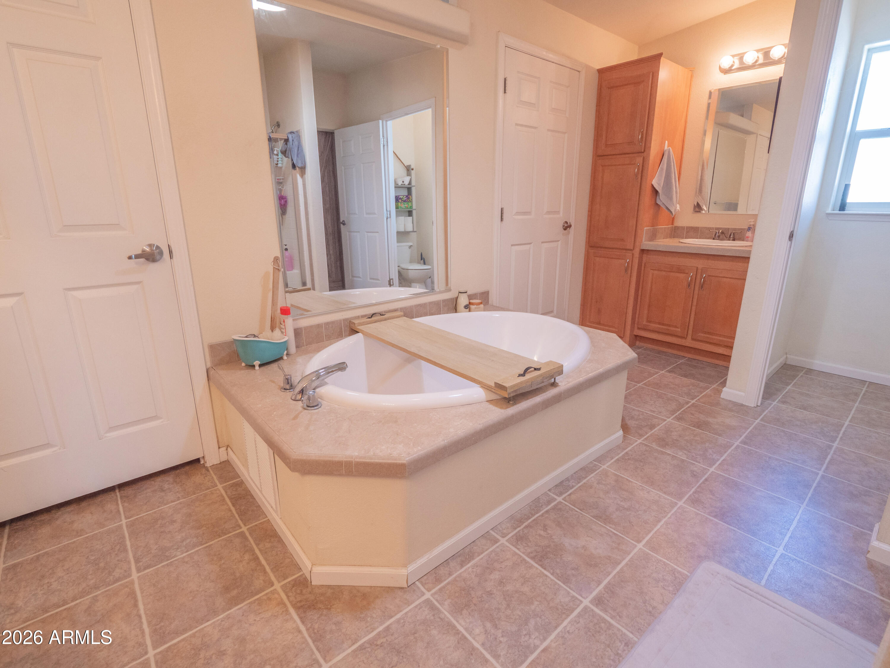 1401 Ranch Road Taylor, AZ 85939 - Photo 32 of 61 a bathroom with a tub sink and mirror