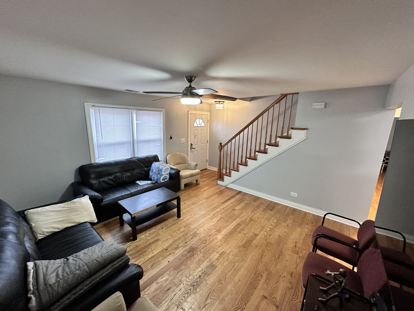 263 Blackberry Drive Bolingbrook, IL 60440 - Photo 4 of 50 a living room with furniture and a wooden floor