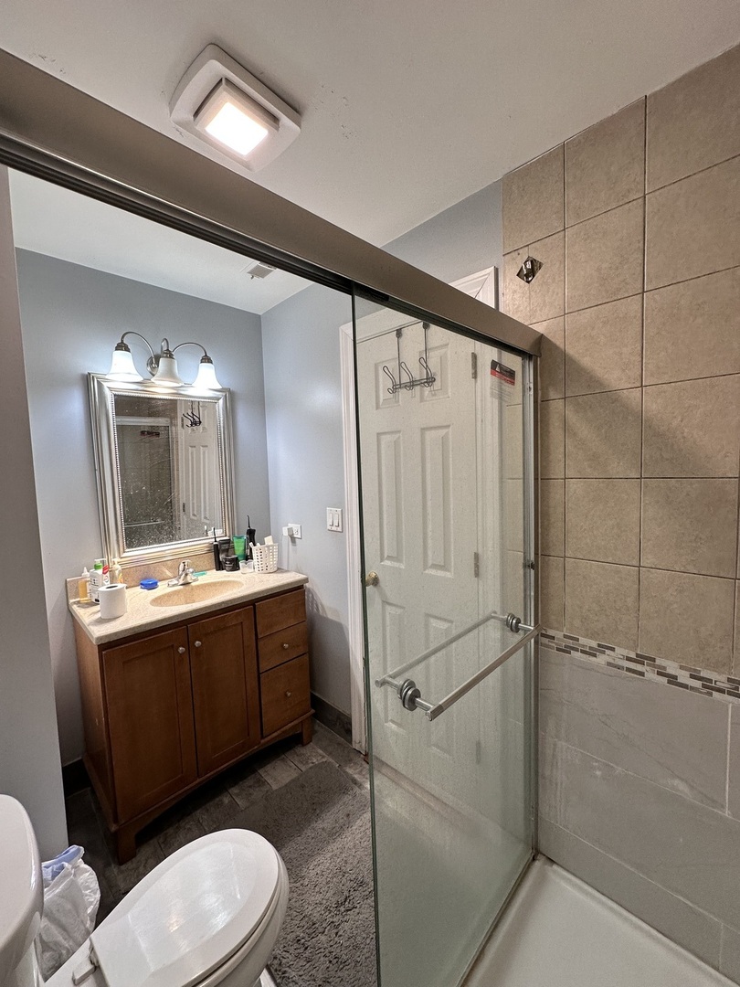 263 Blackberry Drive Bolingbrook, IL 60440 - Photo 10 of 50 a view of bathroom with a sink mirror vanity and toilet