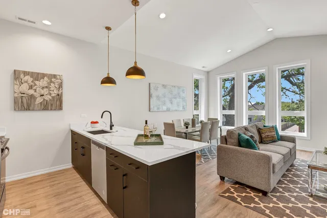 a view of living room with furniture and window