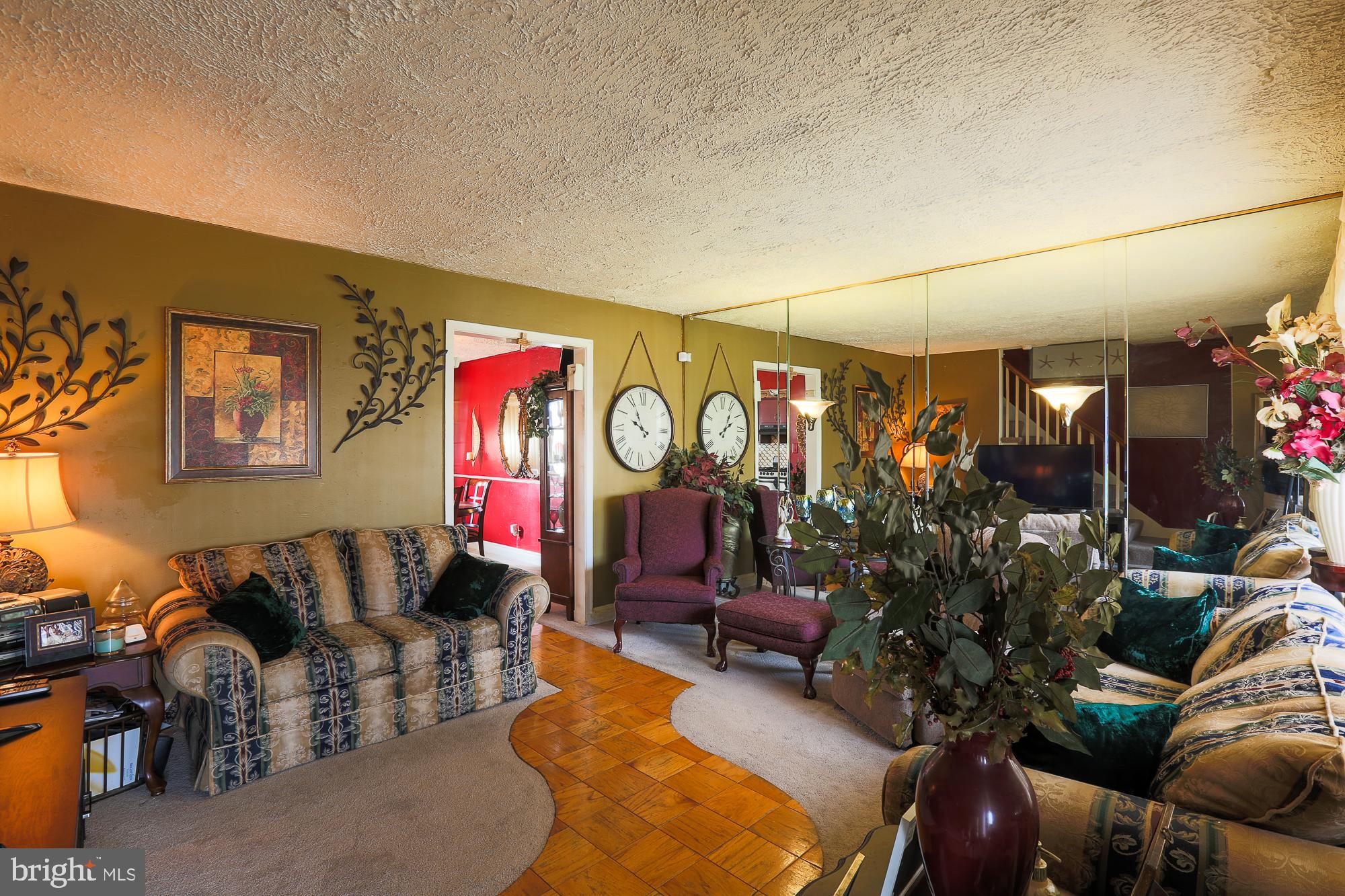 1327 Pentwood Road Baltimore, MD 21239 - Photo 16 of 32 Custom Mirrored Wall With Lighting Sconces