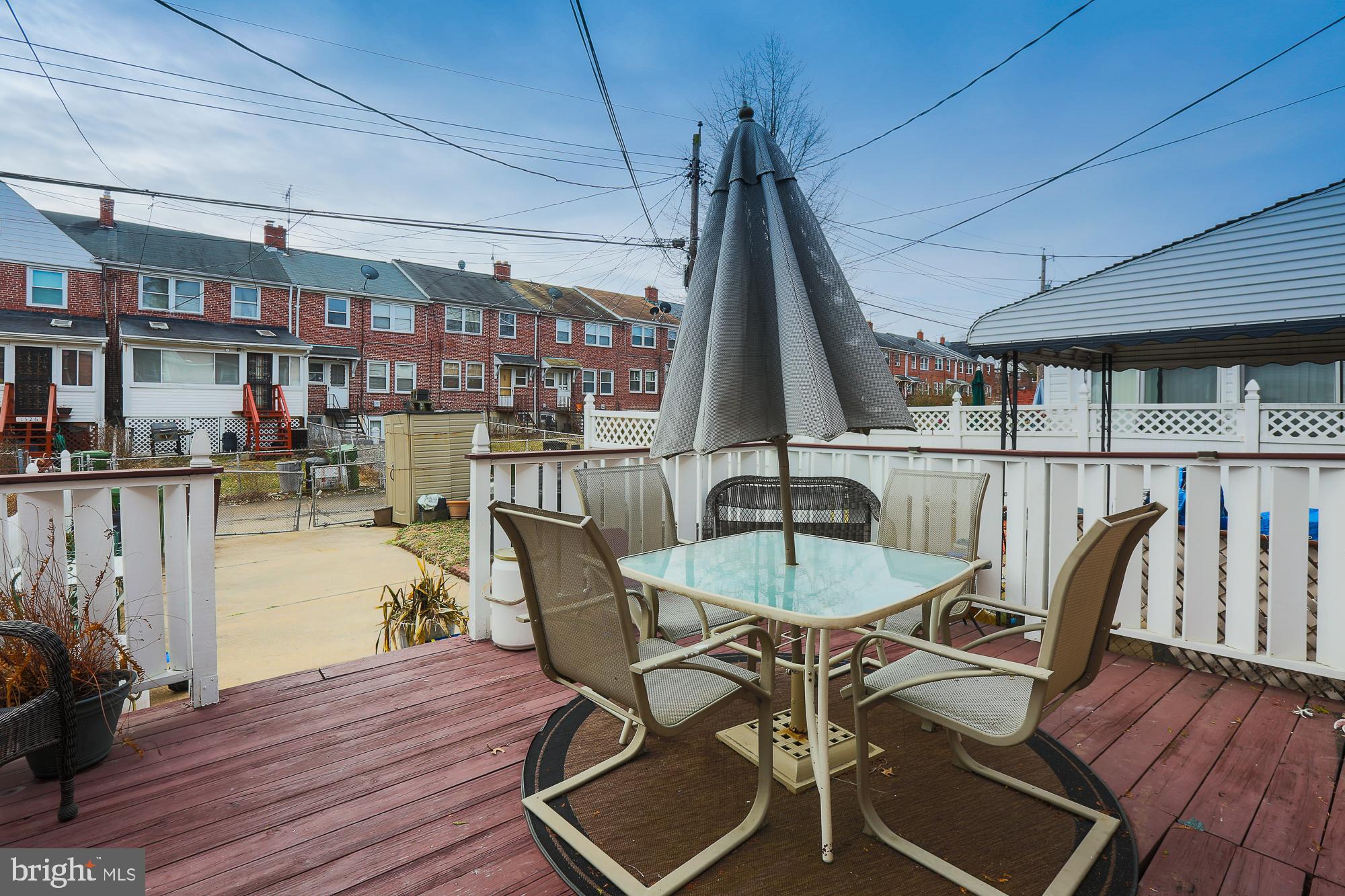 1327 Pentwood Road Baltimore, MD 21239 - Photo 28 of 32 Relax On the Large Redwood Deck