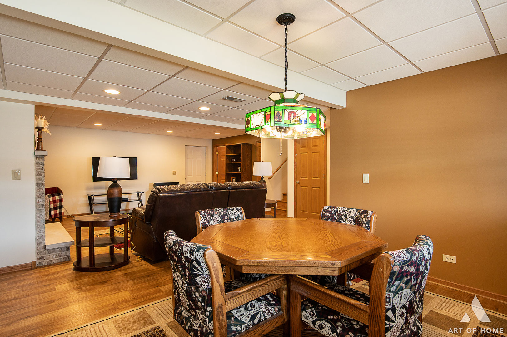 407 Wimbleton Trail McHenry, IL 60050 - Photo 23 of 38 a view of a dining room with furniture and chandelier