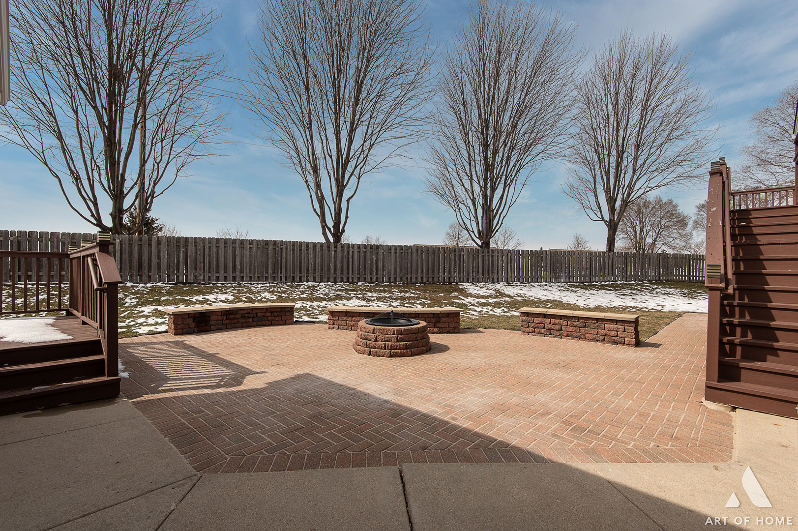 407 Wimbleton Trail McHenry, IL 60050 - Photo 33 of 38 a view of street with a fire pit and trees