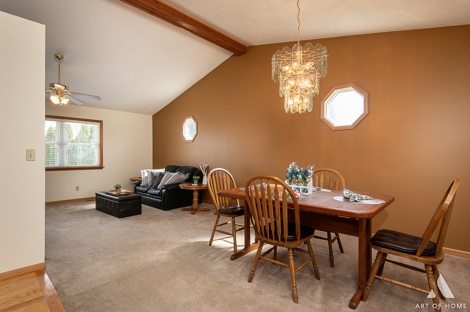 407 Wimbleton Trail McHenry, IL 60050 - Photo 6 of 38 a view of a dining room with furniture and chandelier