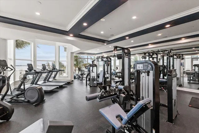 a view of a lake with a ocean view