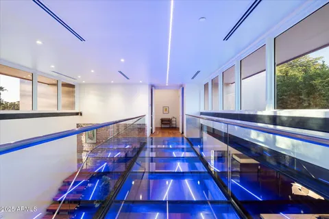 a view of a entrance door of the building