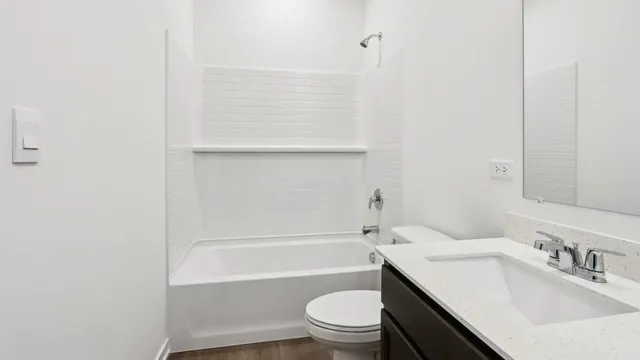 a view of a room that has a window in it