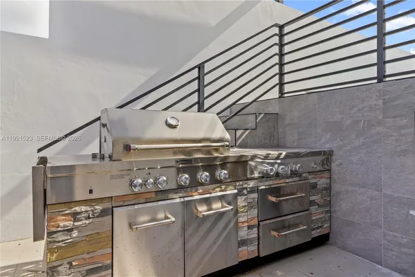 a close view of stove