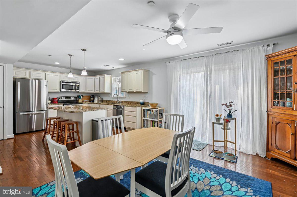 1237 A Juniper Street Shady Side, MD 20764 - Photo 10 of 31 Eating Area W/ Sliding Doors To The Deck