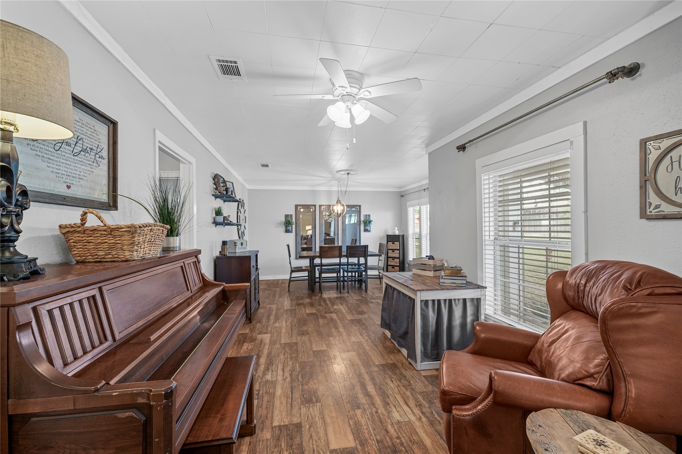 3027 Poppy Street Needville, TX 77461 - Photo 9 of 41 a living room with furniture and wooden floor