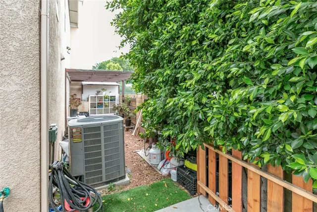 a view of outdoor space and barbecue grill