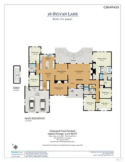$6,995,000 | 16 Sylvan Lane, Ross, CA 94957