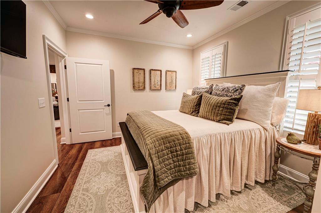 2453 Boone Ford Road Southeast Calhoun, GA 30701 - Photo 21 of 135 a bedroom with a bed and a television