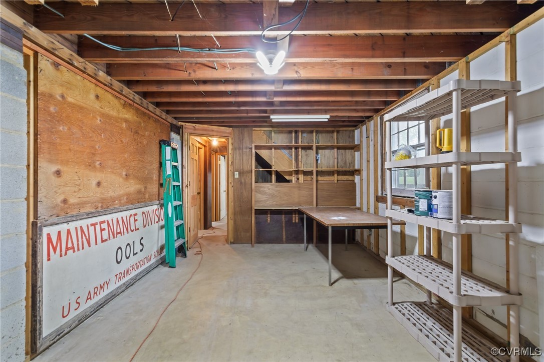 4116 Spring Run Road Mechanicsville, VA 23116 - Photo 25 of 45 Another Unfinished Room in Basement Ready for Comp
