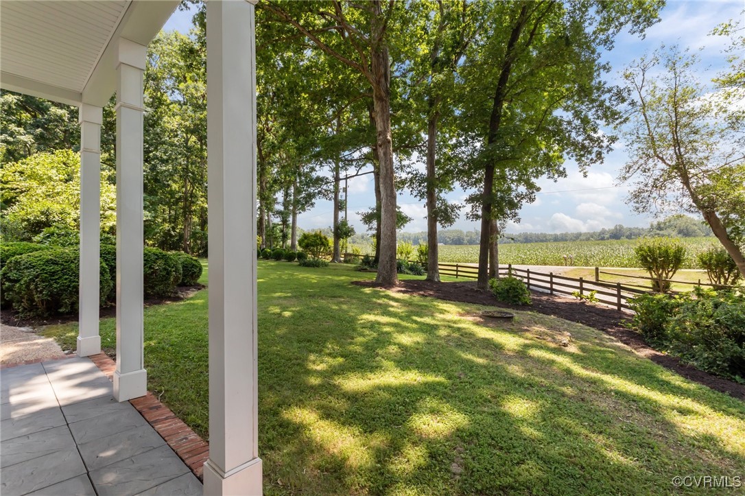 4116 Spring Run Road Mechanicsville, VA 23116 - Photo 29 of 45 Lovely View of Front Yard with Privacy