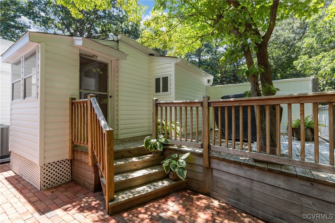 4116 Spring Run Road Mechanicsville, VA 23116 - Photo 36 of 45 View of deck from Rear Yard