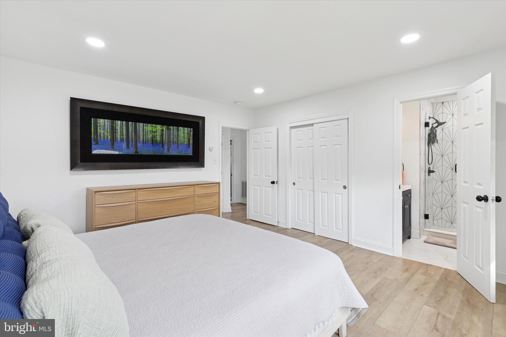 3023 Eisenhower Road Norristown, PA 19403 - Photo 15 of 22 a bedroom with a bed and a couch