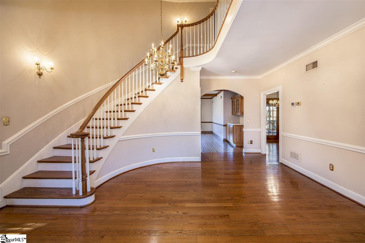 105 West Round Hill Road Greenville, SC 29617 - Photo 5 of 27 foyer staircase