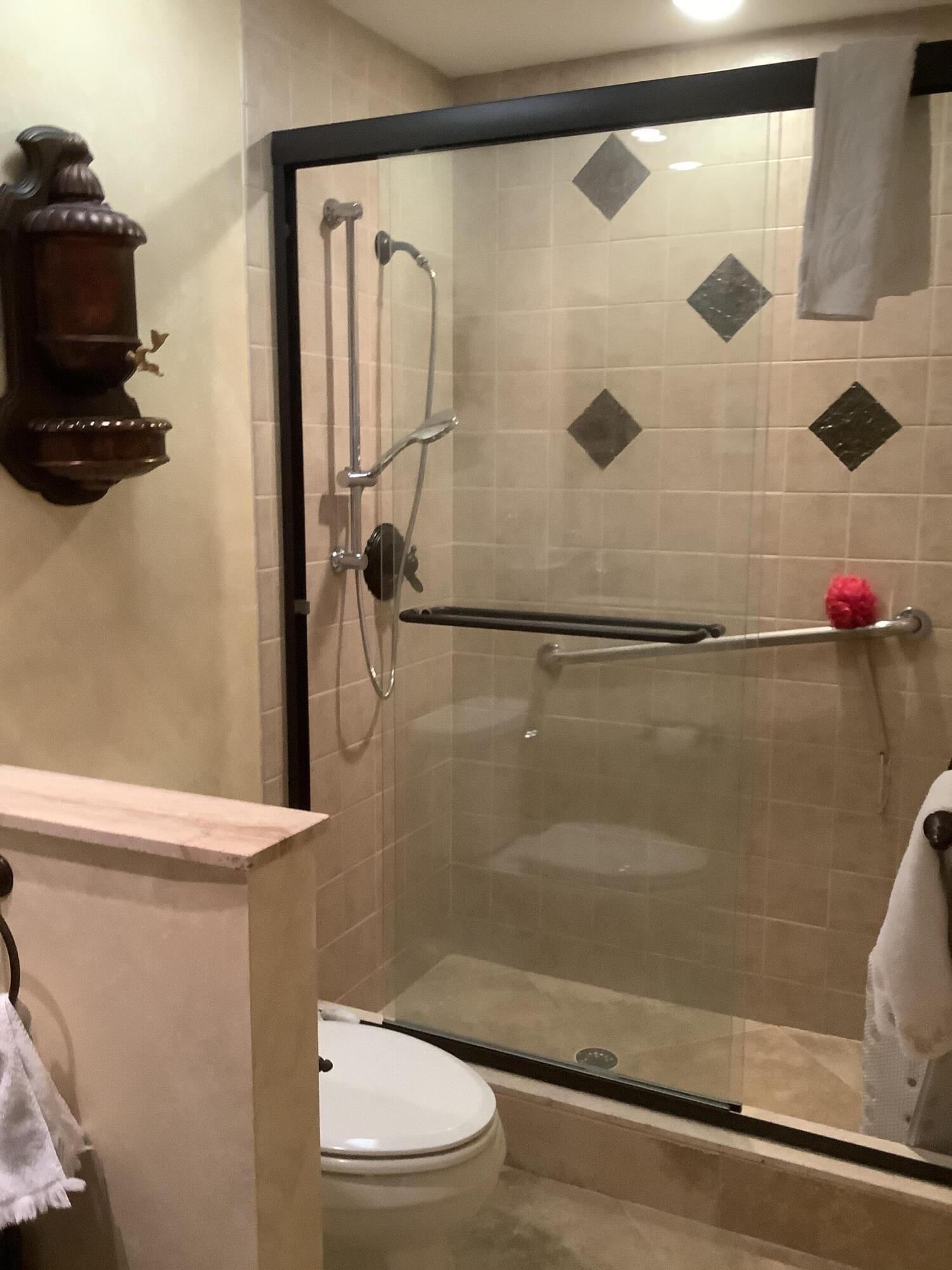 19600 Sawgrass Circle, Unit 2602 Boca Raton, FL 33434 - Photo 9 of 18 2nd Bath walk in shower
