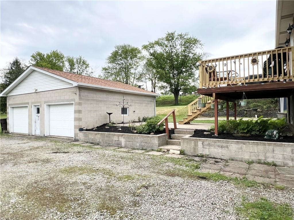 105 Owens View Avenue Apollo, PA 15613 - Photo 32 of 32 Detached garage, deck area.