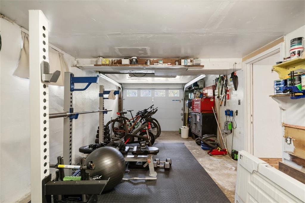 420 Donnell Road Lower Burrell, PA 15068 - Photo 28 of 33 a view of a room with gym equipment