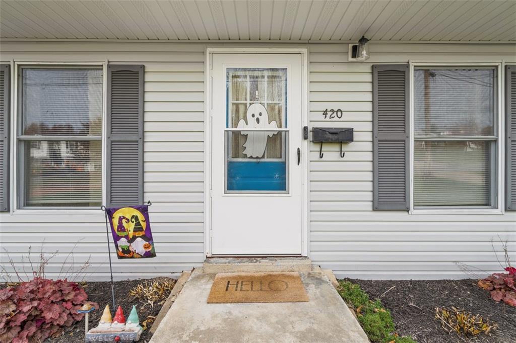 420 Donnell Road Lower Burrell, PA 15068 - Photo 3 of 33 a front view of a house with street