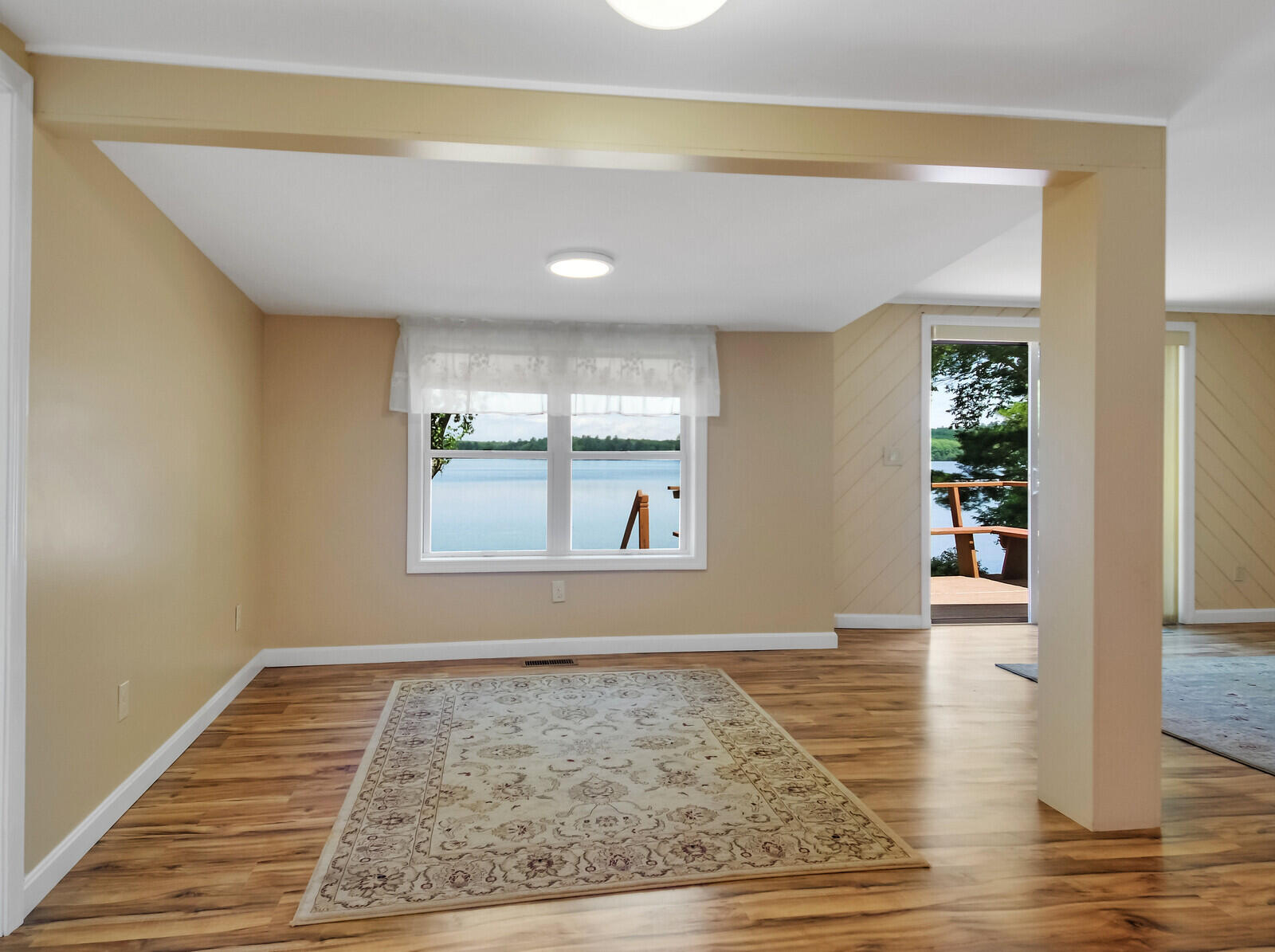 73 Pleasant Point Road Vassalboro, ME 04989 - Photo 17 of 31 Living or dining area toward Webber Pond