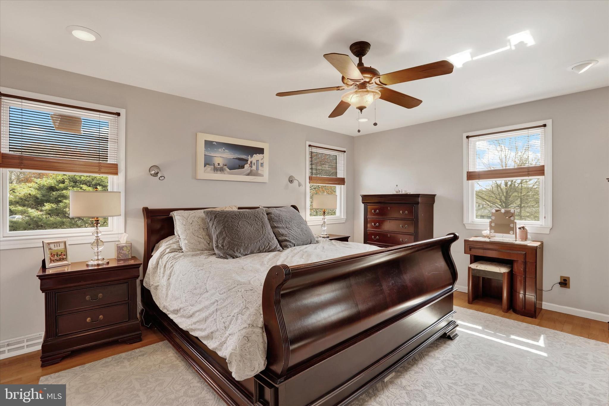 414 Trend Road Yardley, PA 19067 - Photo 20 of 57 a bedroom with a bed and a chandelier