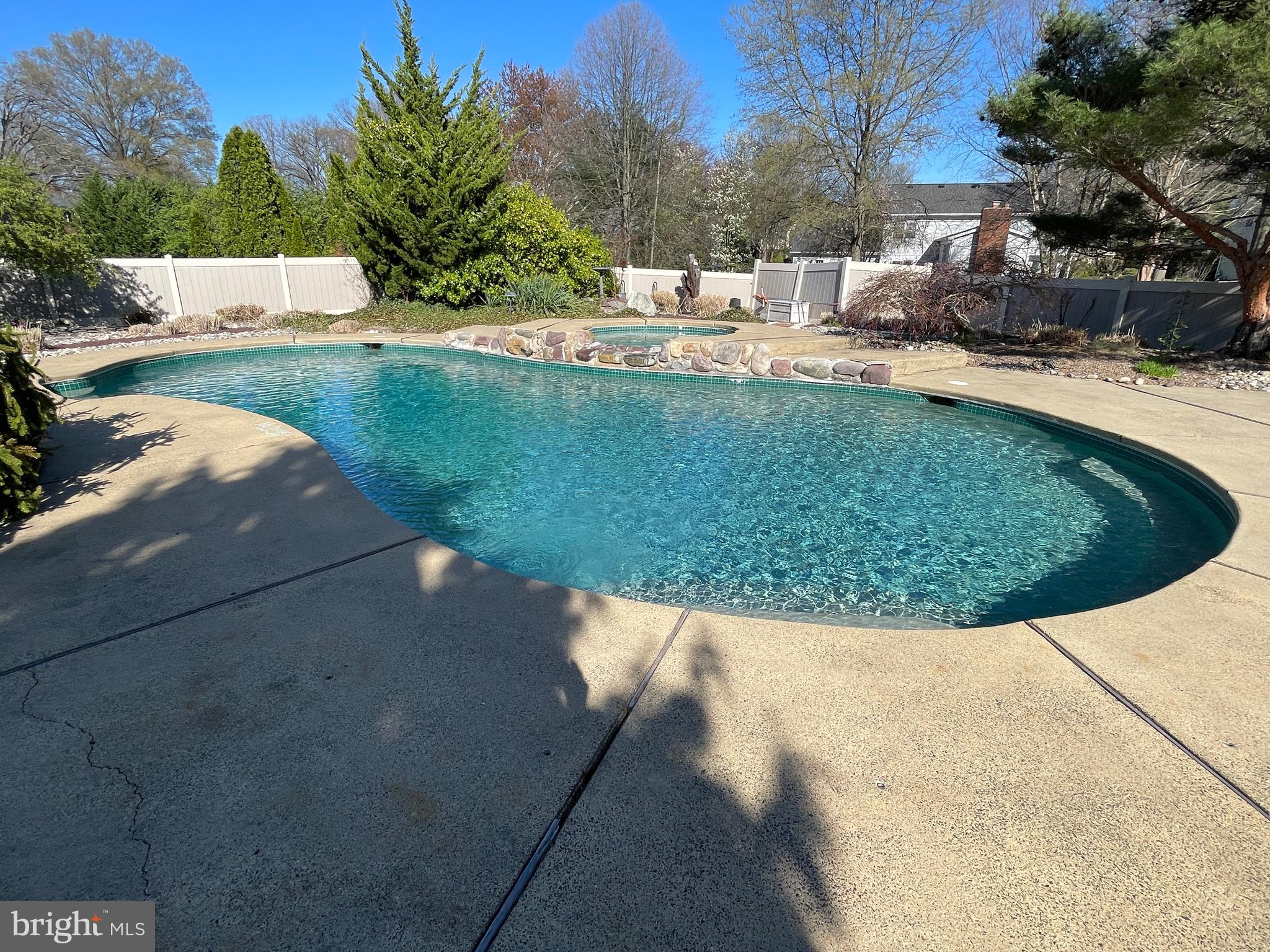 414 Trend Road Yardley, PA 19067 - Photo 48 of 57 a view of a swimming pool with a yard