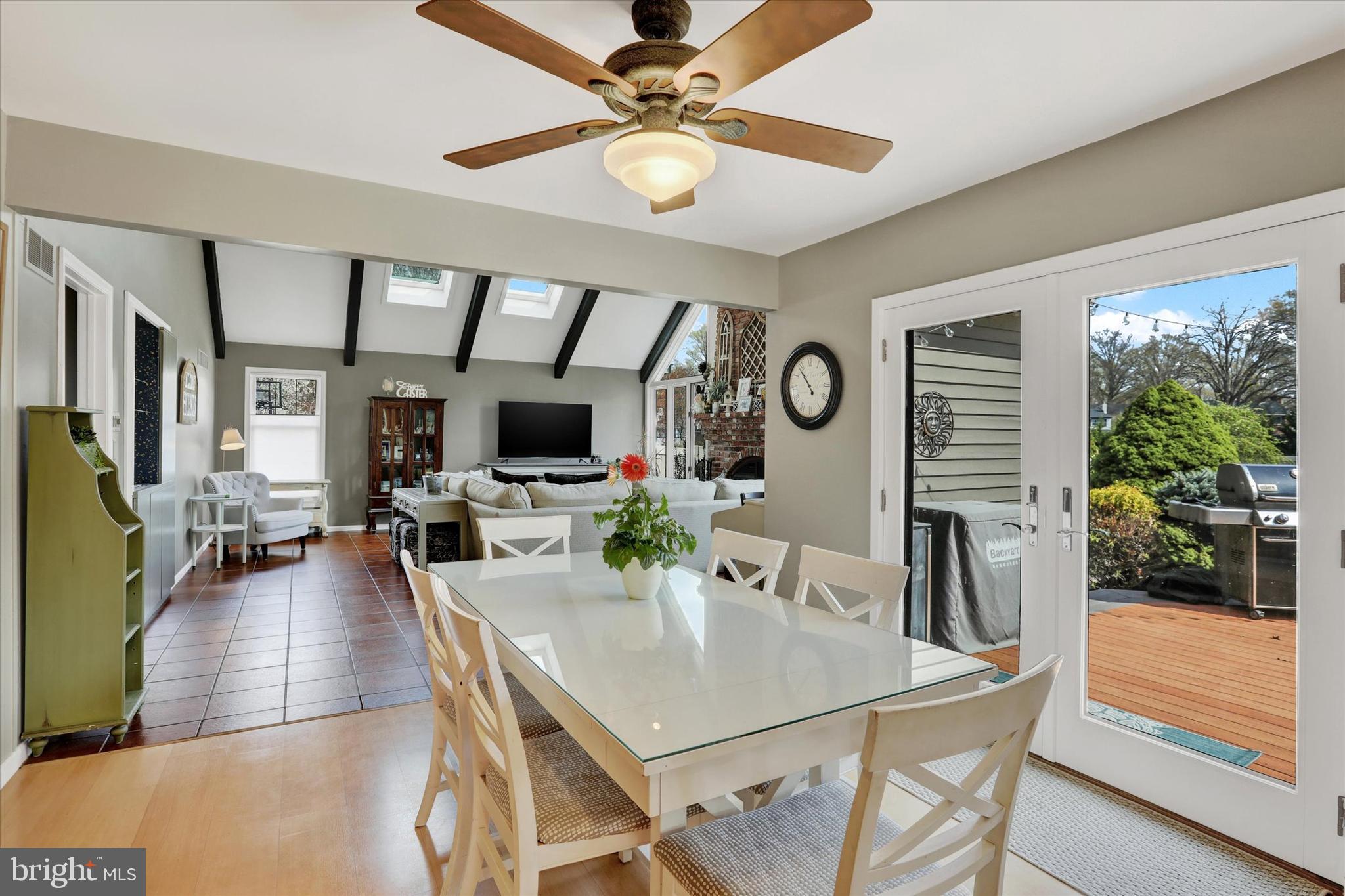 414 Trend Road Yardley, PA 19067 - Photo 10 of 57 a view of a dining room with furniture window and wooden floor