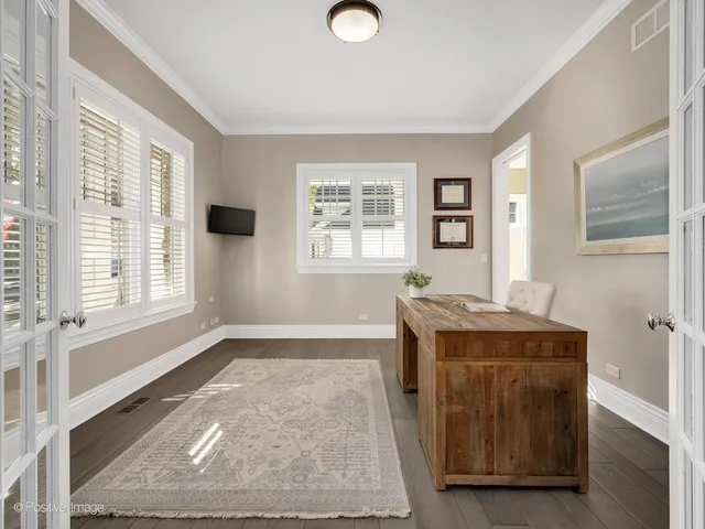 a room with furniture and window