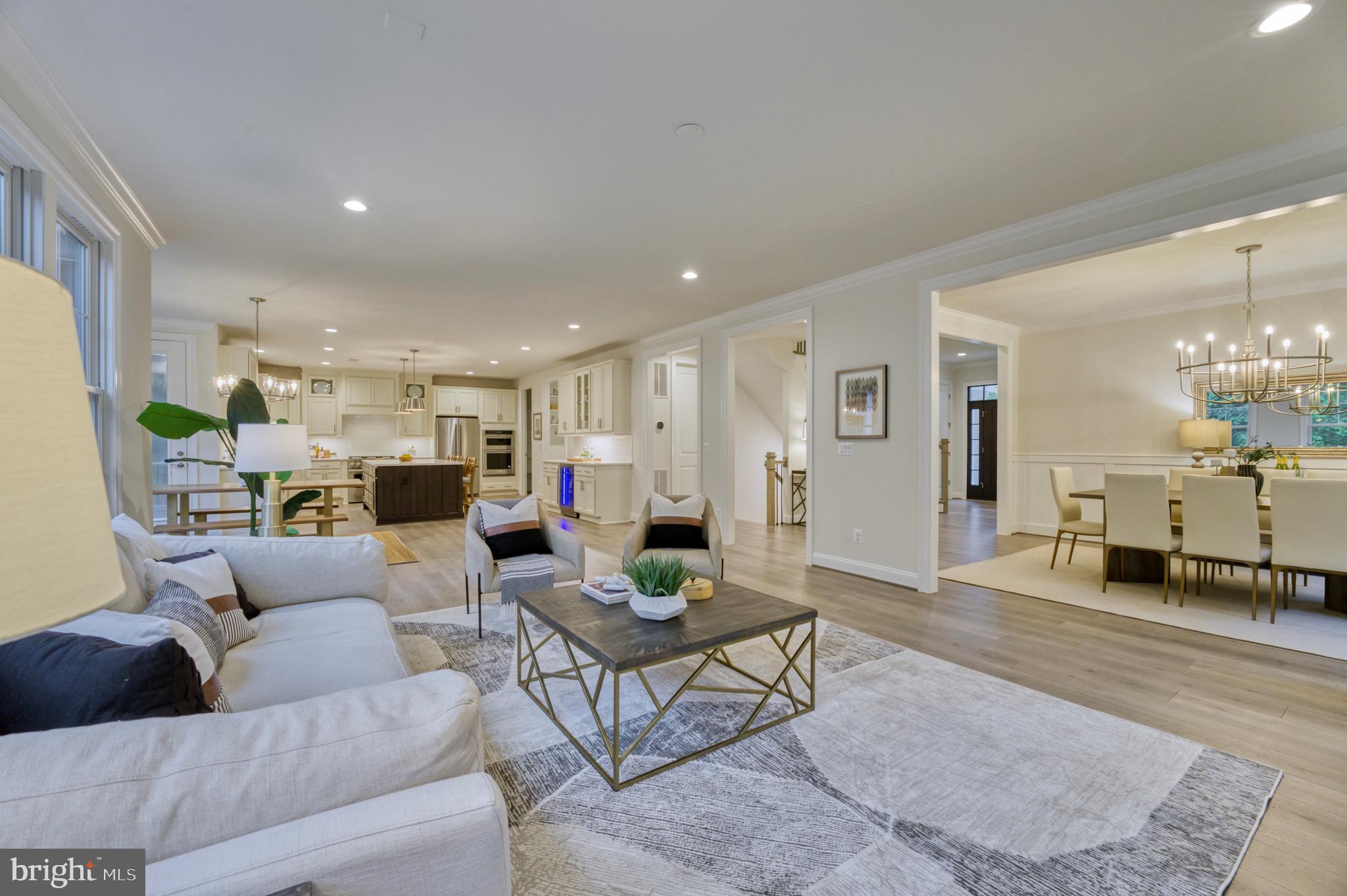 2236 Laurel Ridge Road Vienna, VA 22181 - Photo 18 of 78 a living room with furniture and view of kitchen