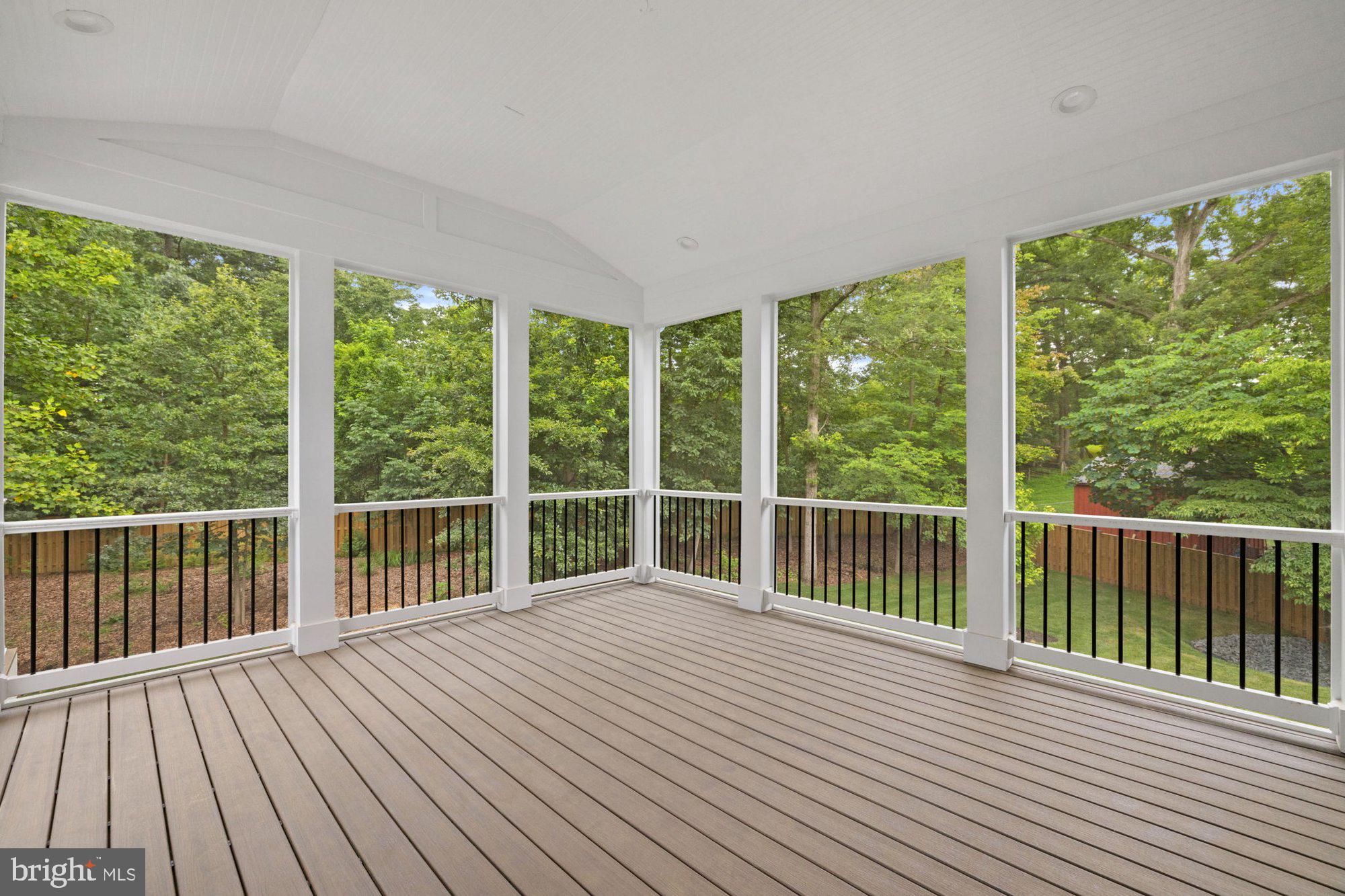 2236 Laurel Ridge Road Vienna, VA 22181 - Photo 54 of 78 a view of a balcony with wooden floor