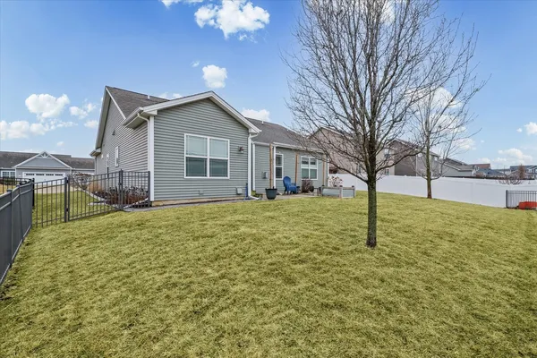 a house view with a outdoor space