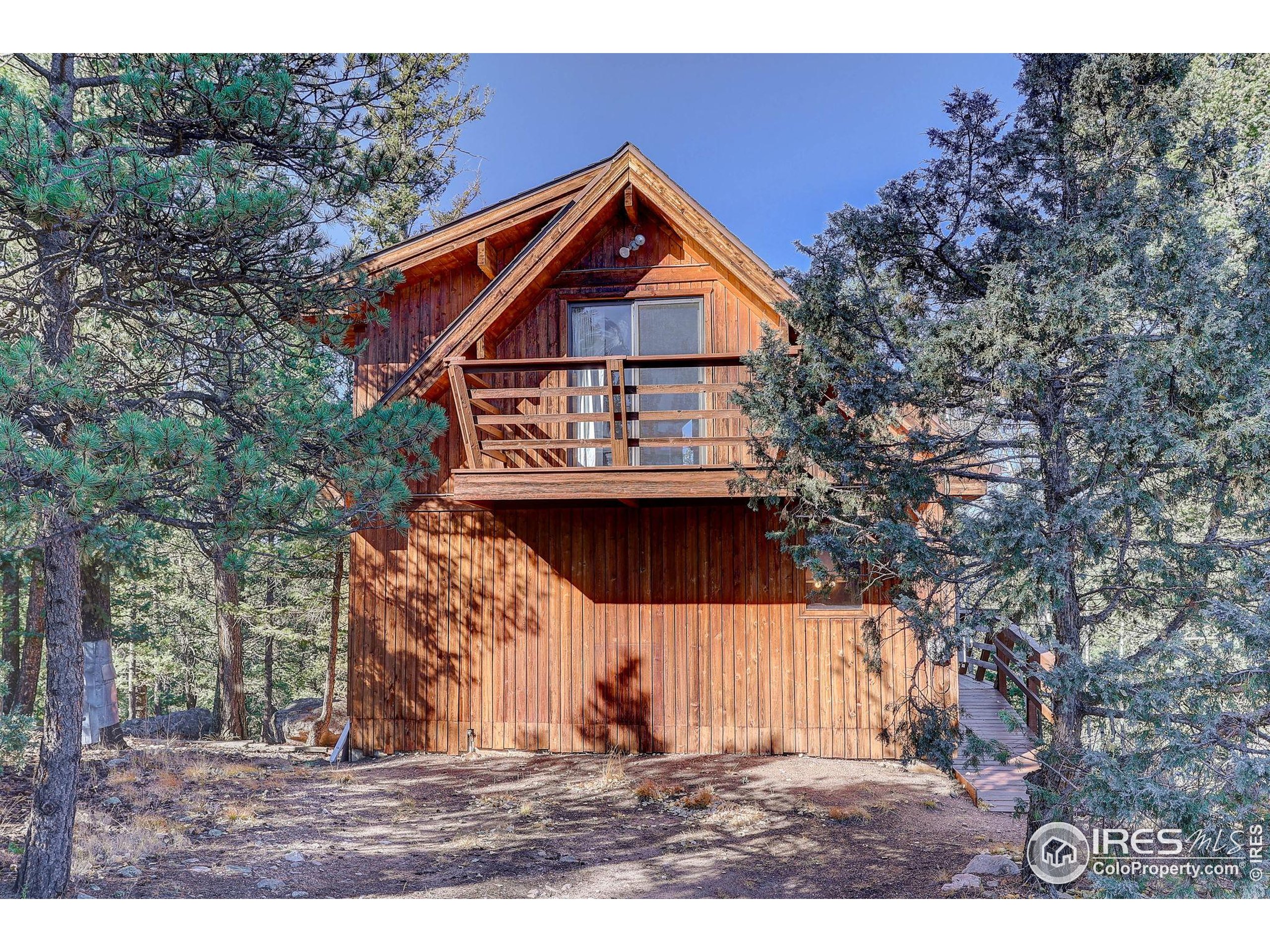 211 Hi Meadow Drive Bailey, CO 80421 - Photo 4 of 19 a front view of a house with a yard
