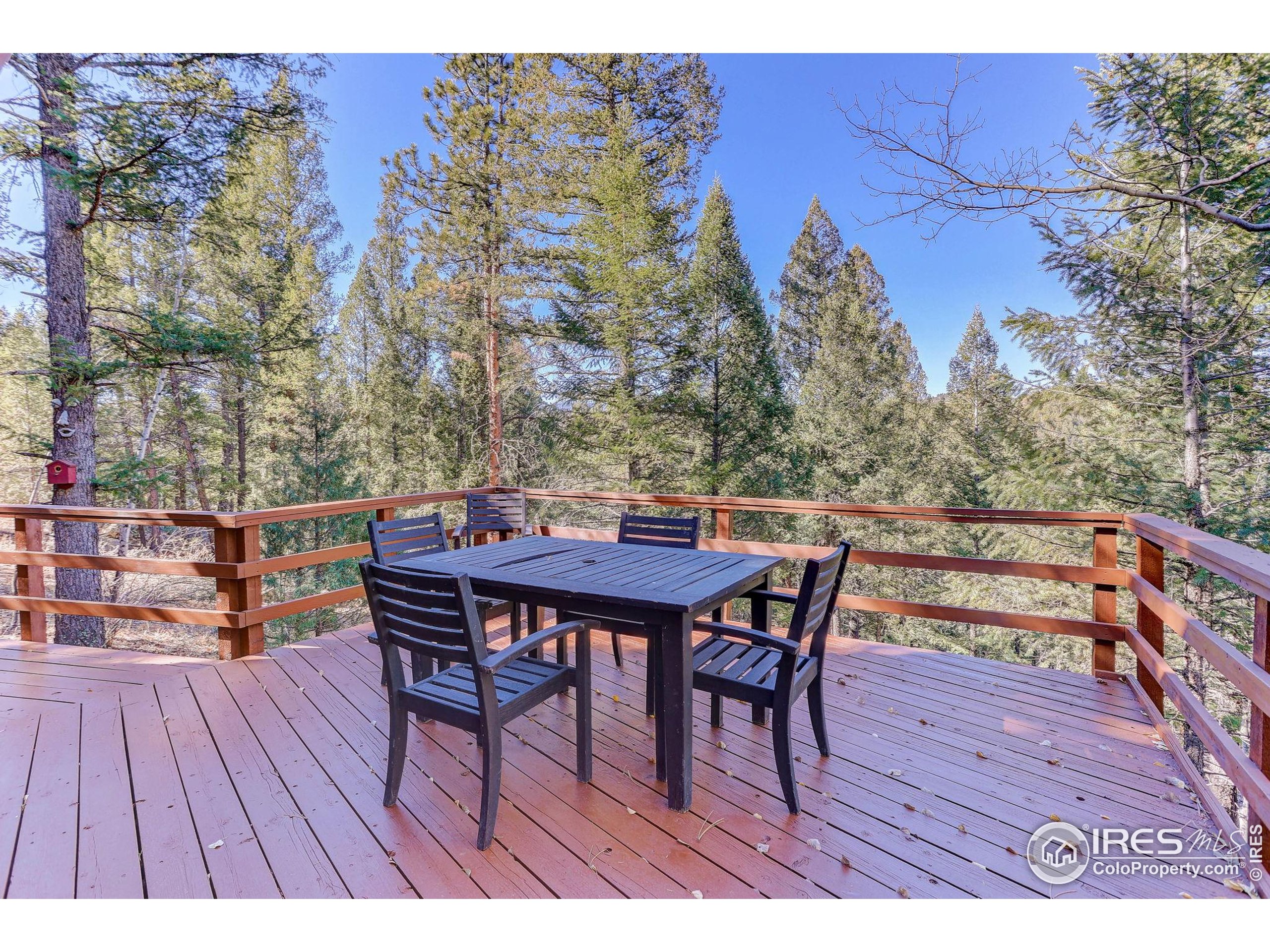 211 Hi Meadow Drive Bailey, CO 80421 - Photo 7 of 19 a view of a chairs and table on the wooden floor