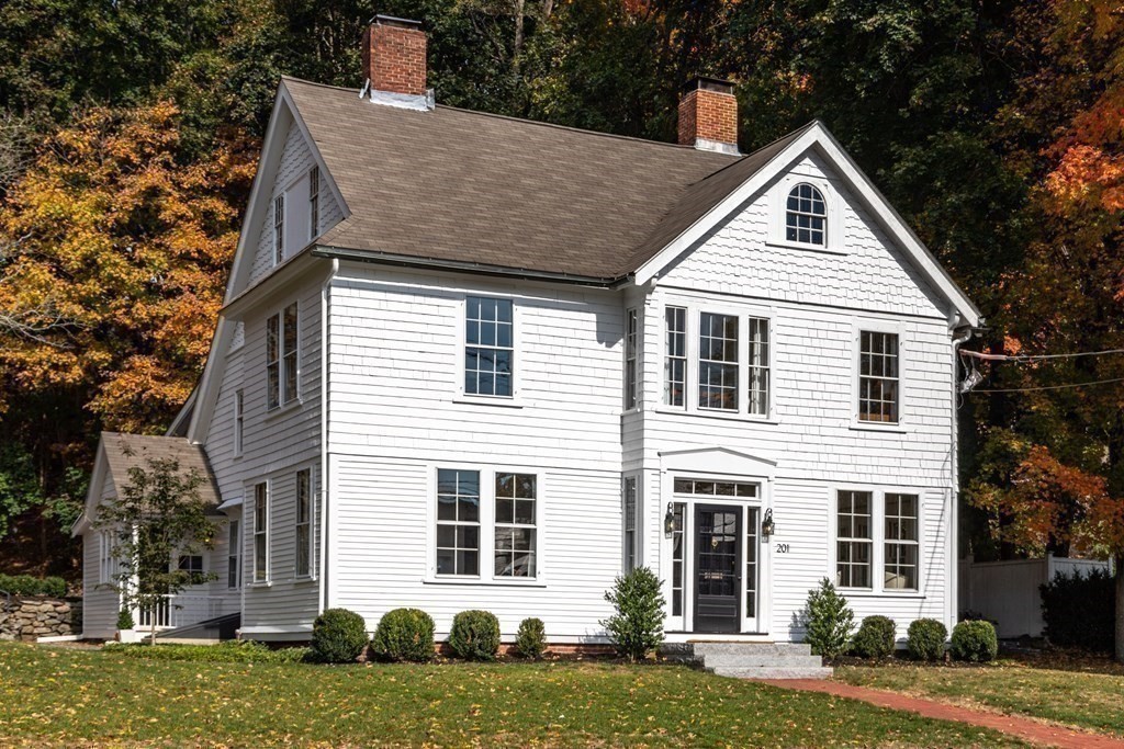 201 Lexington Road Concord, MA 01742 - Photo 2 of 41 a view of a house with a yard