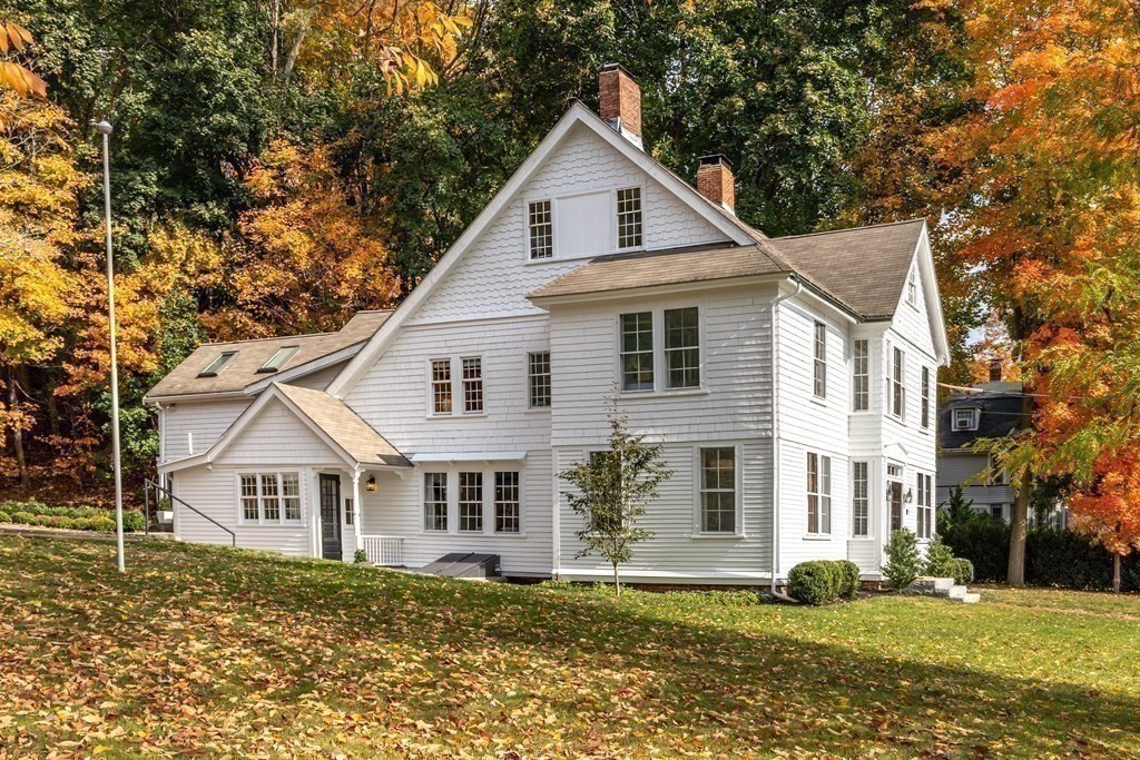 201 Lexington Road Concord, MA 01742 - Photo 3 of 41 a view of a house with a yard