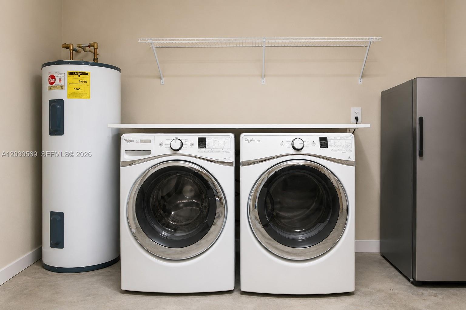 2564 Southwest 147 Path Miami, FL 33185 - Photo 27 of 31 Washer, Dryer & Water heater.