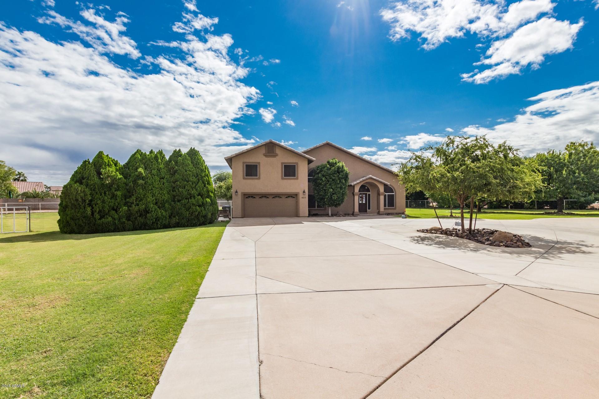 421 West Ray Road Gilbert, AZ 85233 - Photo 2 of 48 FRONT OF HOME / DRIVEWAY